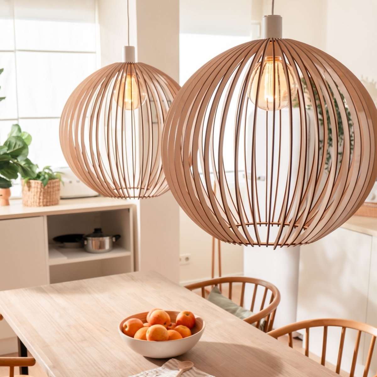 Lampe en bois 'Forseti' - Nordestic