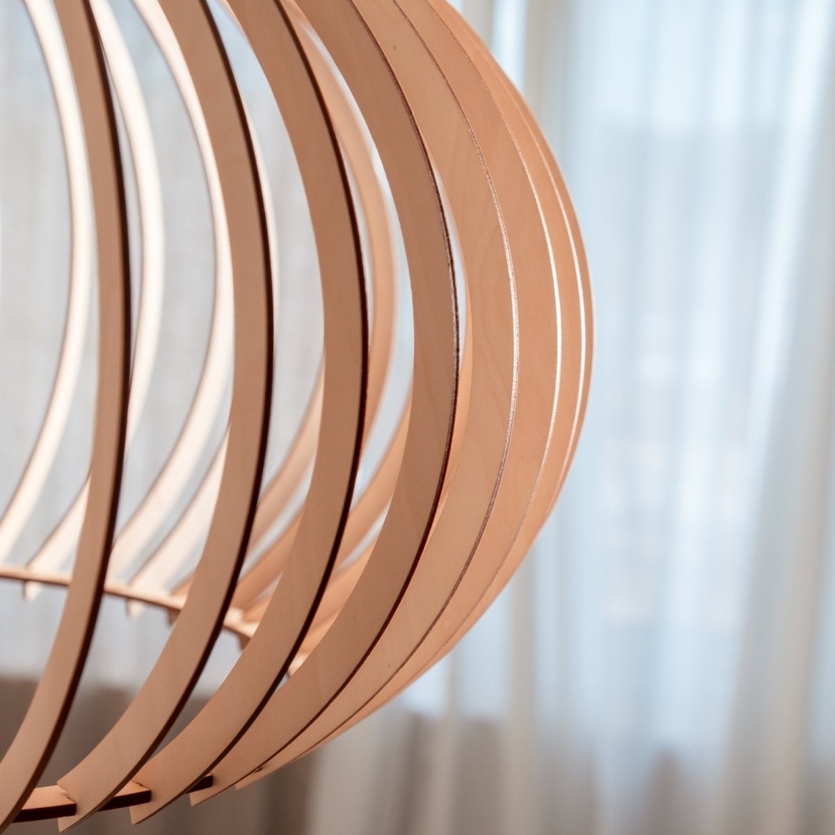 Lampe en bois 'Ostard' - Nordestic